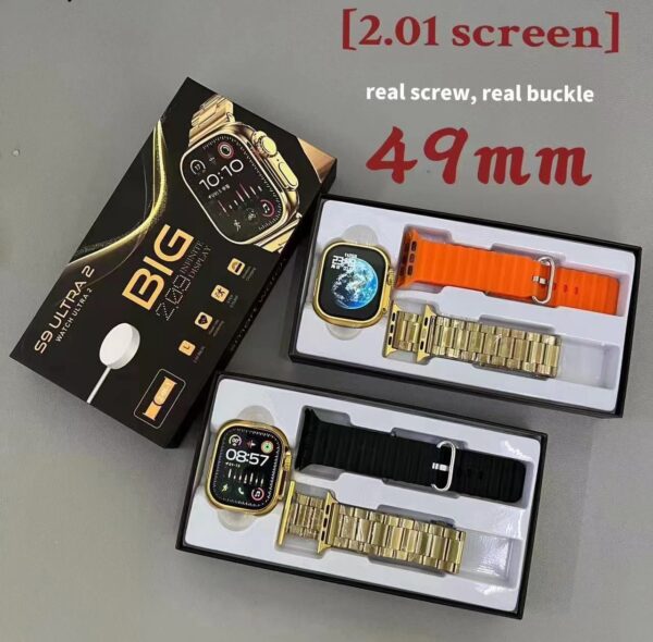 S9 Ultra Max Smart Watch 24K Gold